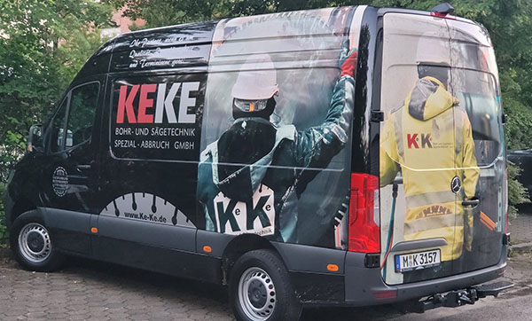 Car-wrapping-KEKE Bohr & Sägetechnik